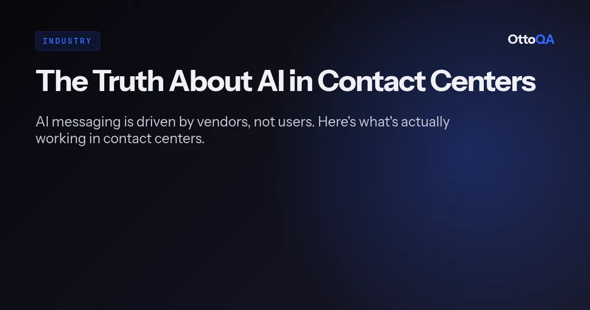 The truth about AI in contact centers: what is real and what is garbage